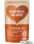 Vitamina K2 MK-7 de Together Health – Garbanzos Fermentados – 30 Cápsulas