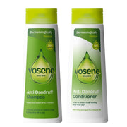 Vosene Anti-Dandruff Shampoo and Conditioner Bundle, shampoo bottle and conditioner bottle packaging, fragranced, 500ml shampoo and 300ml conditioner