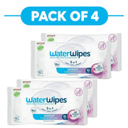 WaterWipes Sensitive+ Body & Intimate XL Wipes 99.9% Water 30 Wipes Pack of 4
