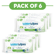 WaterWipes Sensitive+ Hydrating Boost Aloe Vera Wipes 60 Count Pack of 6