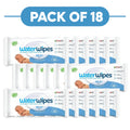 Toallitas para bebé WaterWipes – 60 toallitas, sin plástico, pureza amigable para alergias y piel sensible
