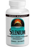 Tabletas de Selenio Source Naturals 100mcg - 100 unidades