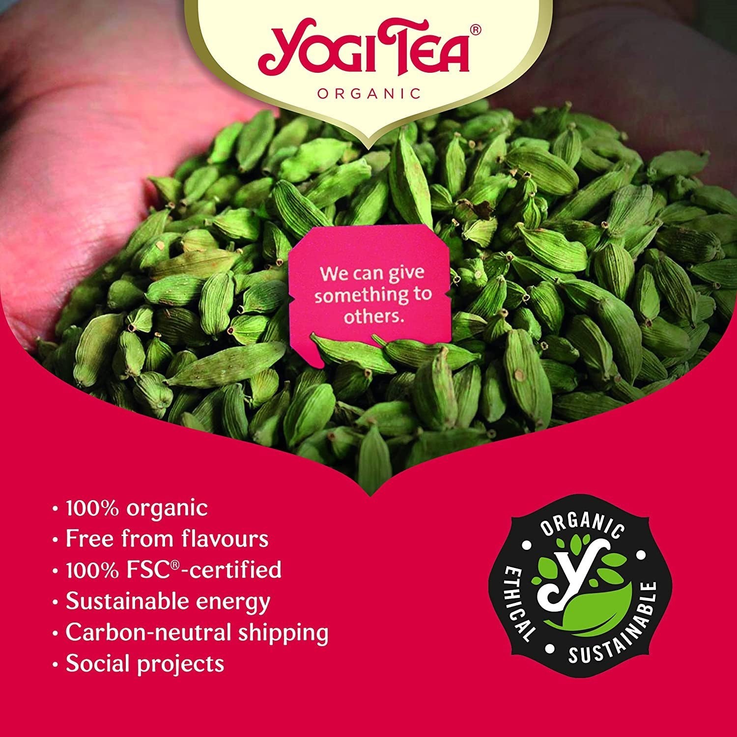 Yogi Tea Organic Classic Chai Herbal Tea ingredient information 37.4g