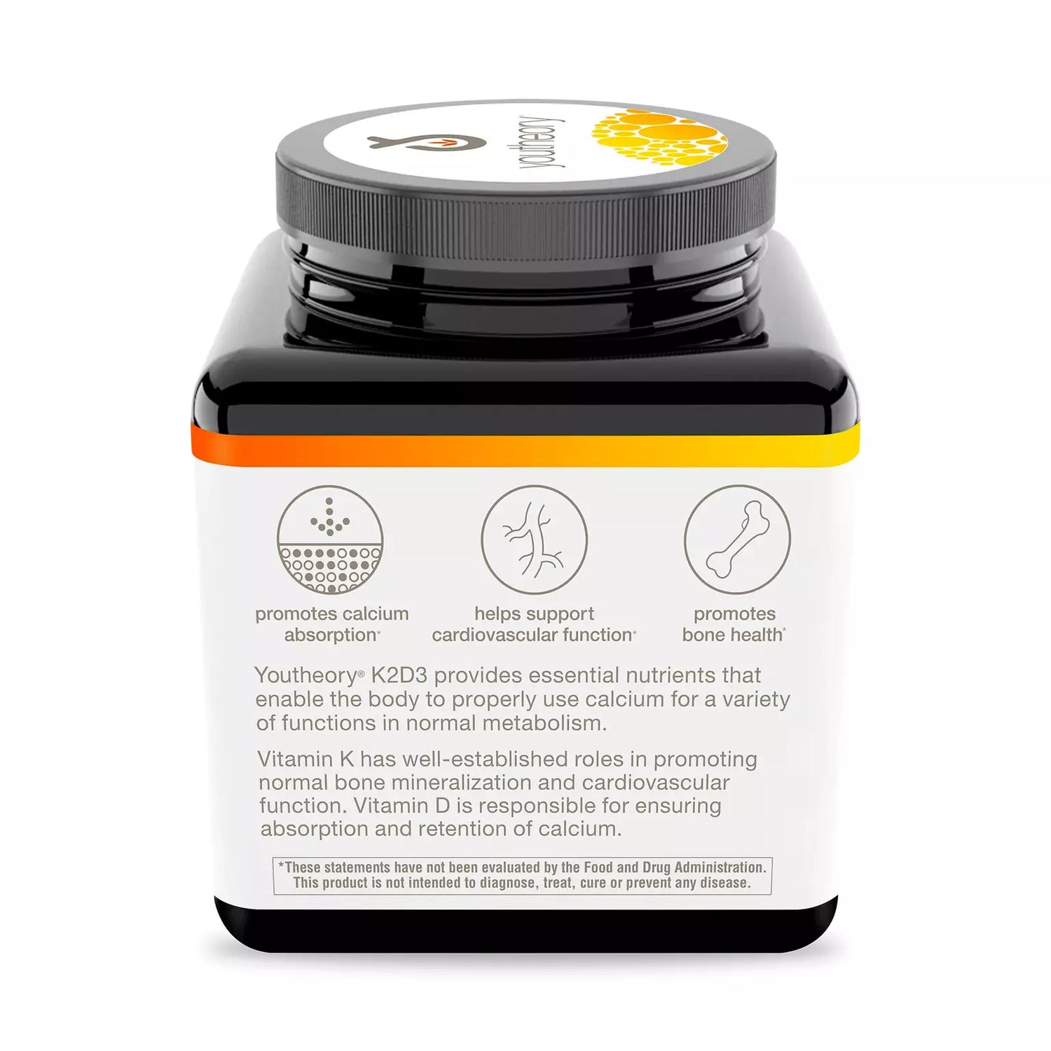 Youtheory K2D3 4000IU – 150 Veggie Capsules