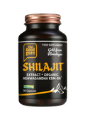The Good Guru Shilajit Oro y Ashwagandha Orgánica KSM-66 - 90 Cápsulas