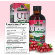 Nature’s Answer UT Answer supplement facts cranberry blend 120ml bottle