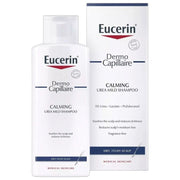 Eucerin DermoCapillaire Calming Urea Mild Shampoo fragrance-free 250ml bottle front packaging