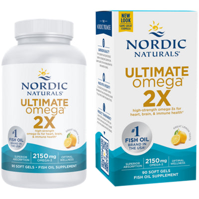 Nordic Naturals Ultimate Omega 2X - 2150mg Omega-3 Softgels de Limón