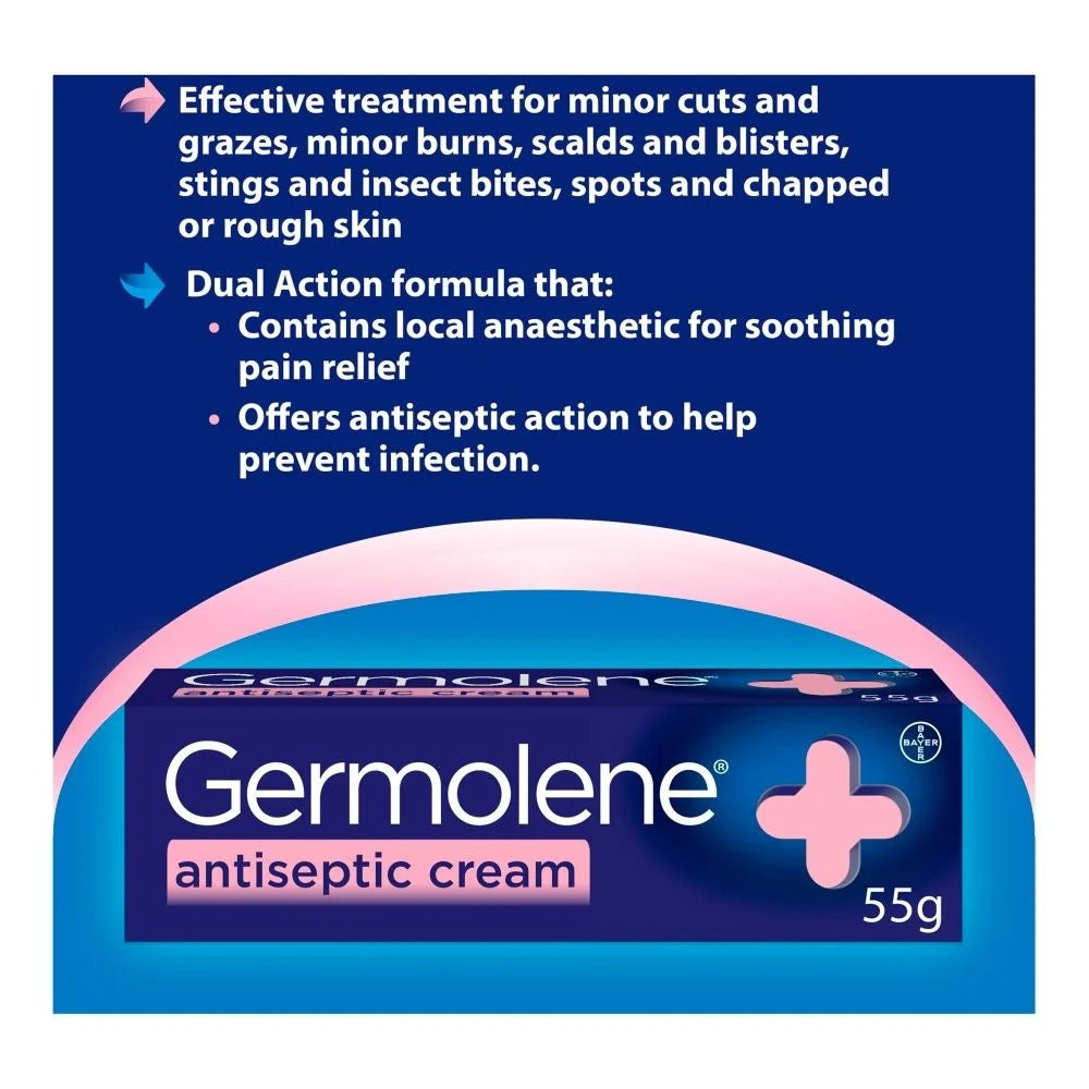 Germolene Antiseptic Cream 55g first aid essential