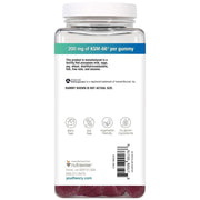 Youtheory Ashwagandha KSM-66 mixed berry flavoured gummies 200mg 180 count bottle product information