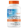 Doctor's Best Vitamina K2 Natural MK-7 más D3 – 180mcg, 60 Cápsulas Vegetales