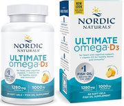 Nordic Naturals Ultimate Omega-3 1280mg + 1000 IU D3 Lemon 60 Softgels