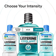 Listerine Cool Mint Antiseptic Mouthwash Intense Mint oral rinse bottle 500ml oral care use