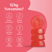 Novomins Menopause Gummies Strawberry 60 Count menopause support ingredients formula benefits