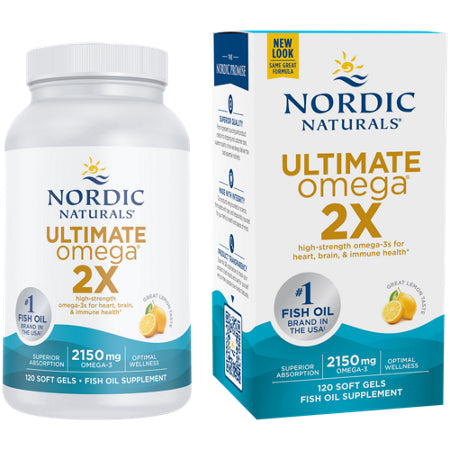 Nordic Naturals Ultimate Omega 2X - 2150mg Omega-3 Softgels de Limón