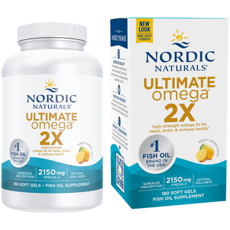 Nordic Naturals Ultimate Omega 2X - 2150mg Omega-3 Softgels de Limón