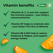 Berocca Immuno Multivitamins Orange Flavour Gummies 60 Count