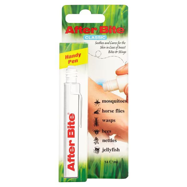 After Bite Classic Handy Pen, pen applicator packaging, fragrance not specified, 14ml