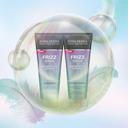 John Frieda Frizz Ease Weightless Wonder conditioner aloe extract 250ml tube lifestyle use image
