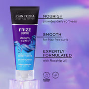 John Frieda Frizz Ease Dream Curls curl-defining conditioner rosehip oil 75ml tube product information