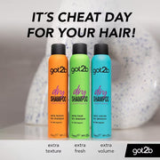 got2b Dry Shampoo Extra Fresh 200ml routine