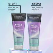 John Frieda Frizz Ease Weightless Wonder conditioner aloe extract 250ml tube & shampoo