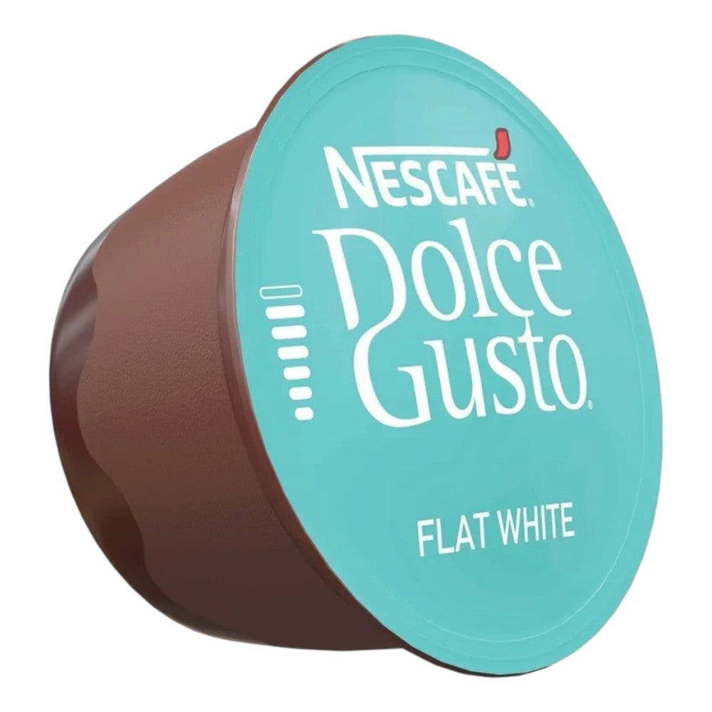 Nescafé Dolce Gusto Flat White Coffee Capsules packaging