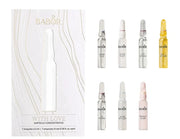 BABOR With Love Ampoule Concentrates, ampoule vial gift set packaging, assorted formulas, 7 x 2ml & box