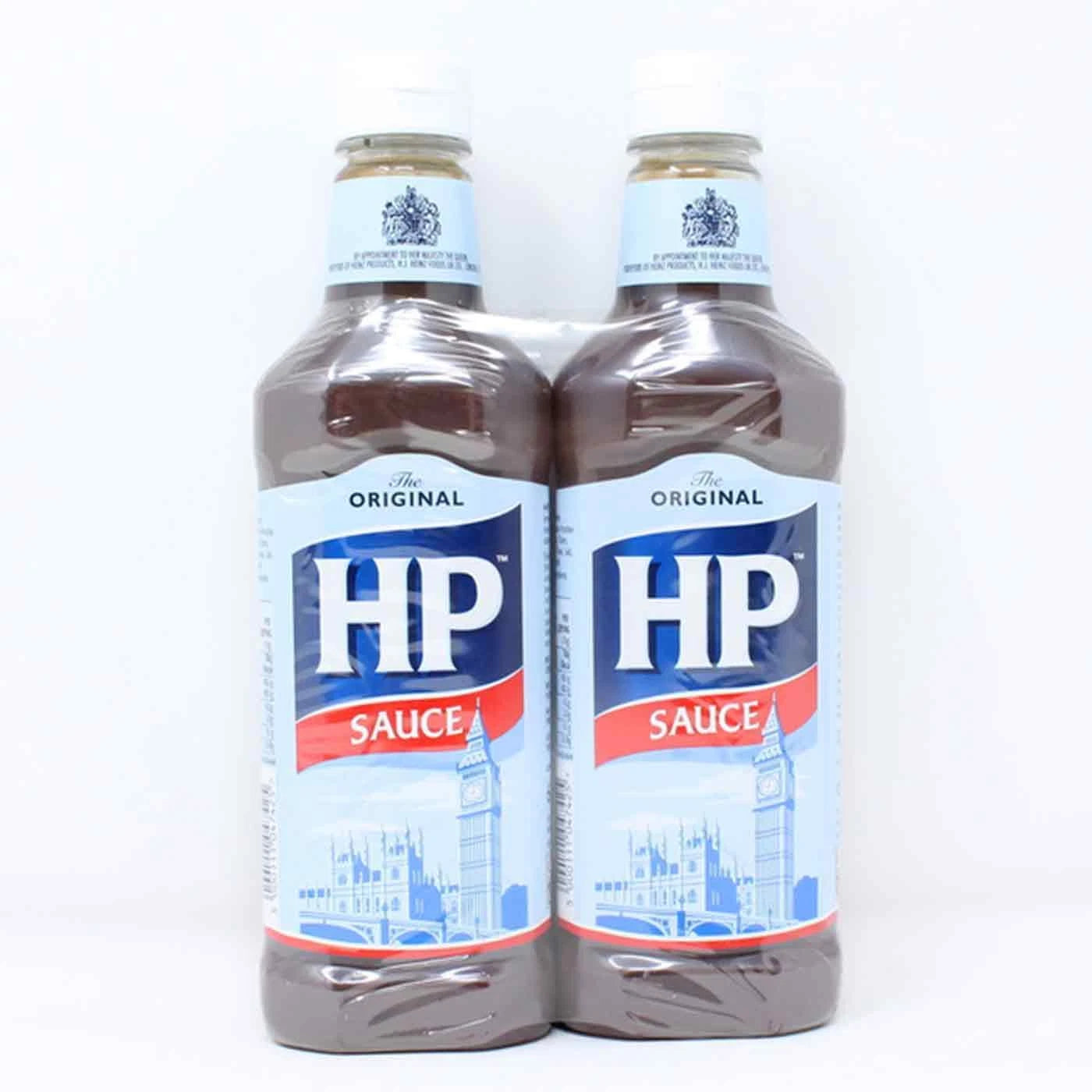 HP Brown Sauce original squeezy bottles twin pack 2 x 600g