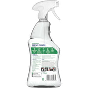 Dettol Antibacterial Surface Cleanser Spray 750ml bottle showing ingredients and product information & barcode