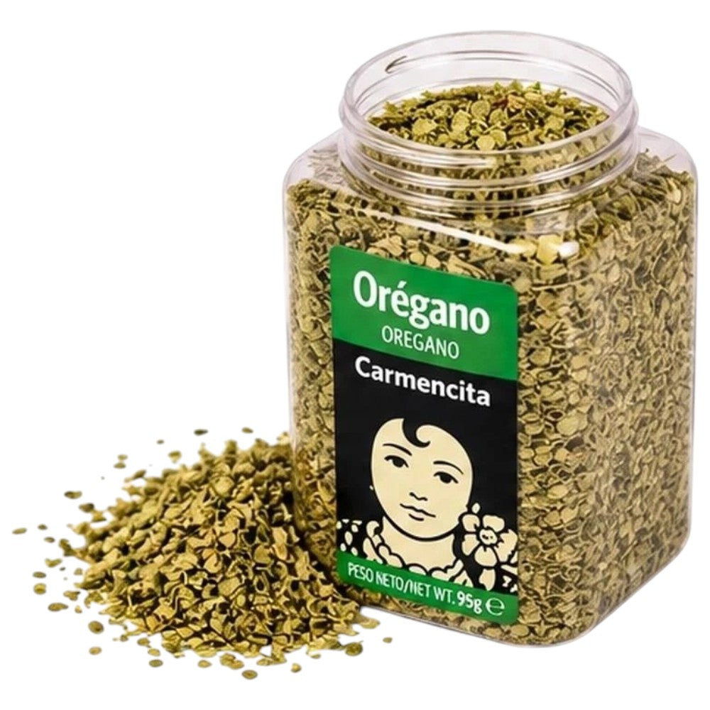 Carmencita Dried Oregano Leaves 95g sprinkled over a savoury dish