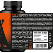 Trec Nutrition Caffeine 200 Plus 60 capsules supplement facts label & barcode