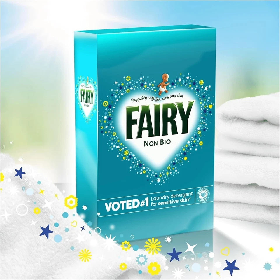 Fairy Non Bio Fast Dissolving Laundry Powder 50 Washes