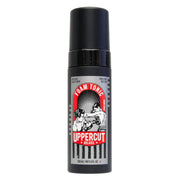 Front image: Uppercut Deluxe Styling Foam Tonic 150ml bottle light hold styling foam packaging