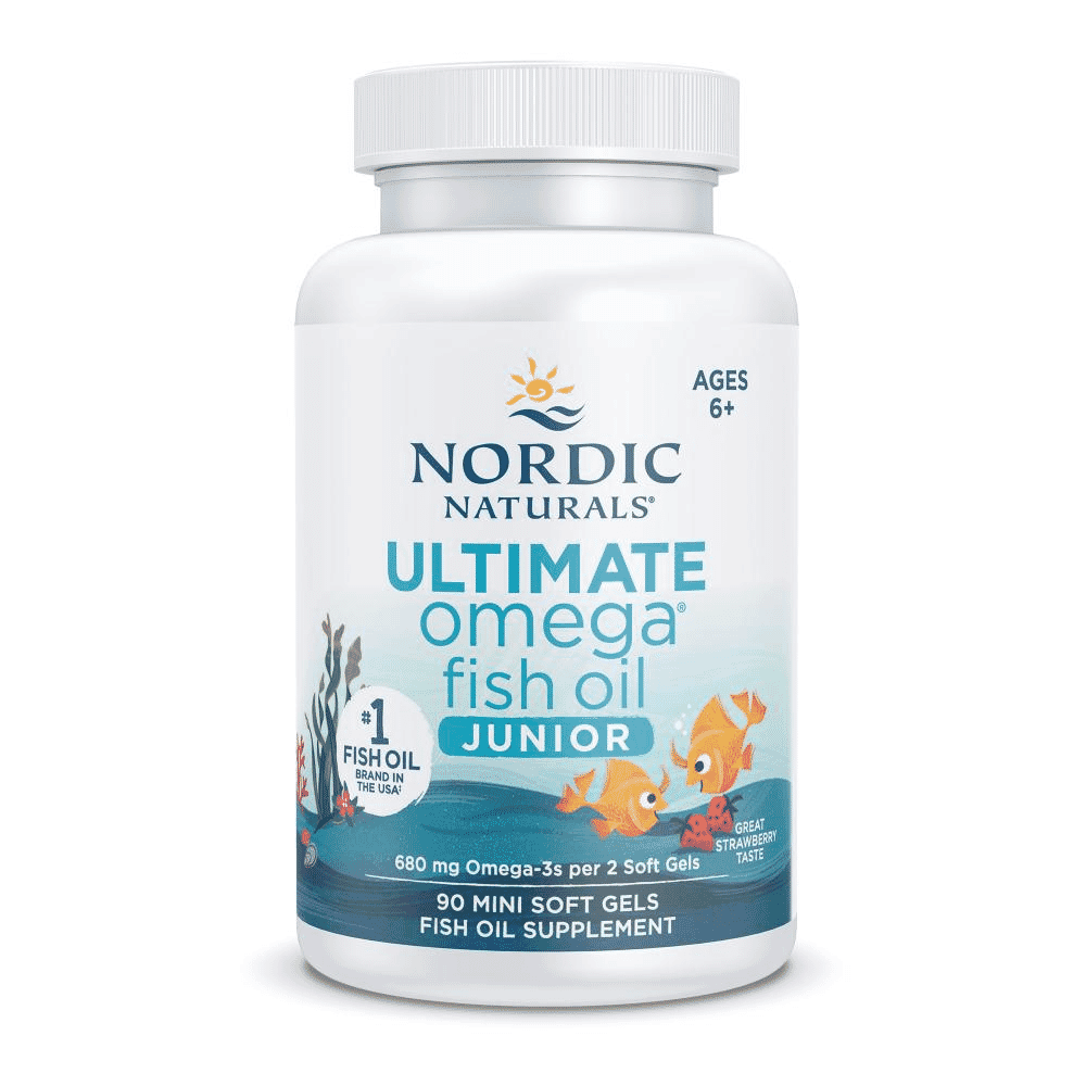 Nordic Naturals Ultimate Omega-3 Junior - 680mg Omega-3 Strawberry - 90 Softgels