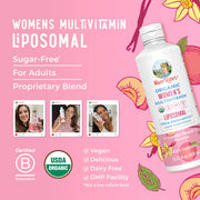 MaryRuth’s Organic Women’s Liposomal Multivitamin, Vanilla Peach - 450ml